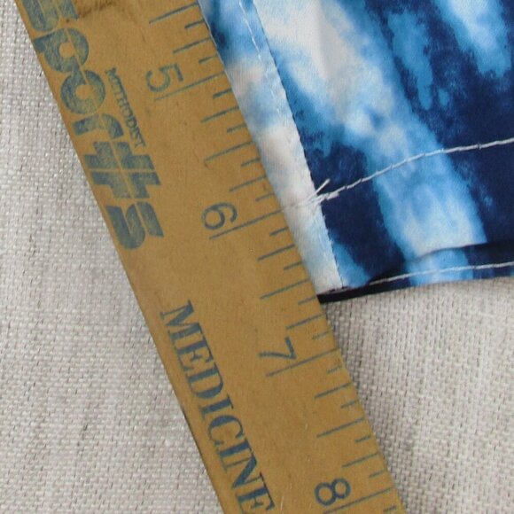 Men's Abercrombie &‎ Fitch Blue tie dye Drawstring shorts, size 31 - Picture 6 of 9